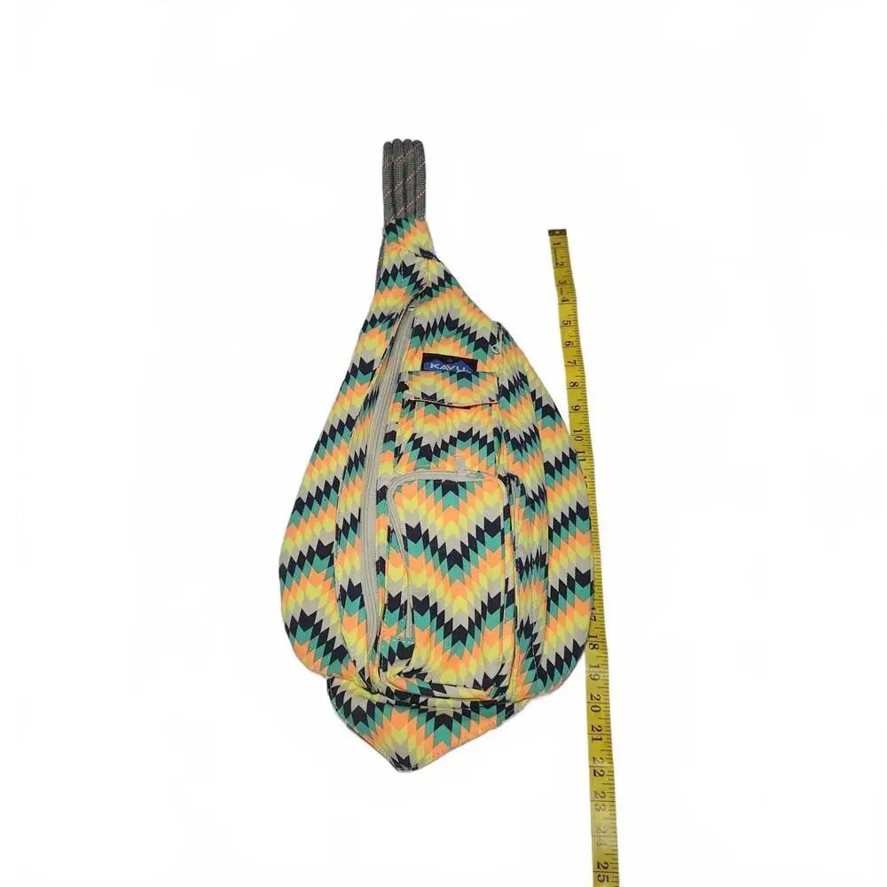 KAVU Sling Bag - Colorful Zigzag Design - Picture 4 of 6